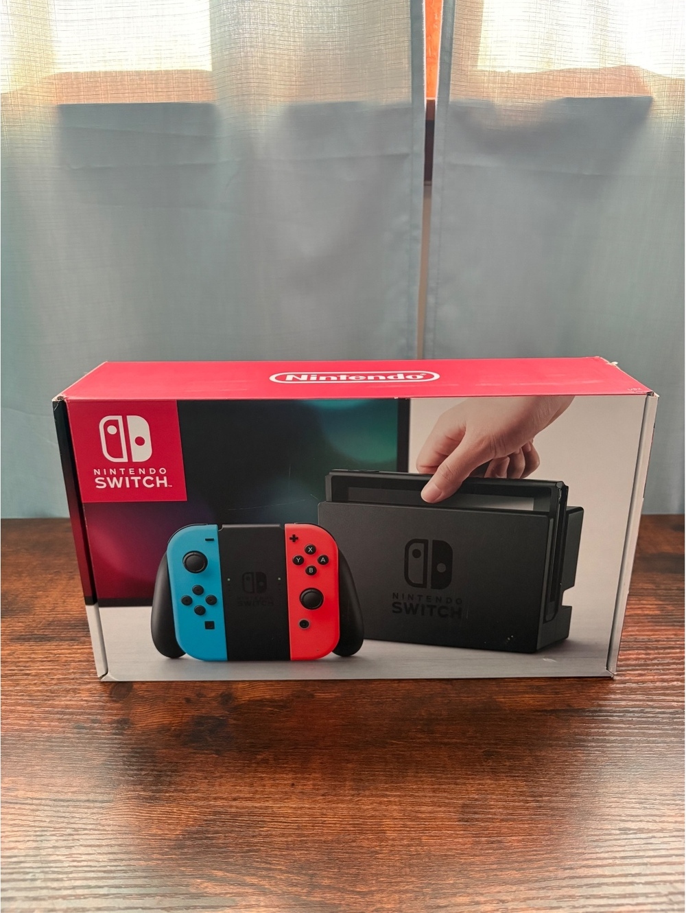 Nintendo Switch Original V1 Console Box Only w/ Inserts & Manual – No System